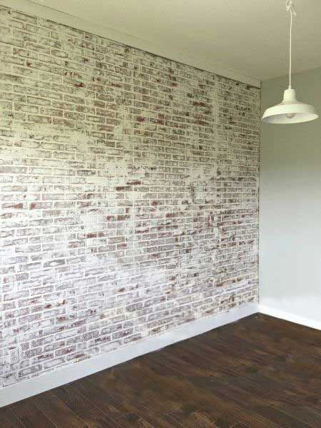 20 Whitewash Faux Brick Wall