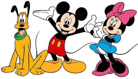 Mickey Minnie Pluto Disney Friends Mickey Mouse And Friends Disney