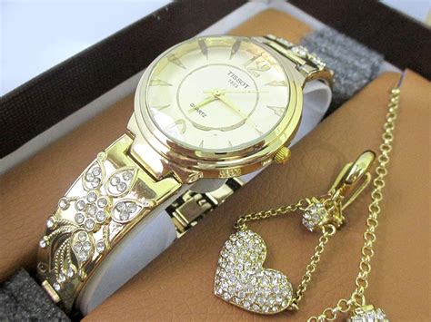 Elegant Jewellery And Watch T Set Price In Pakistan M012477 2023