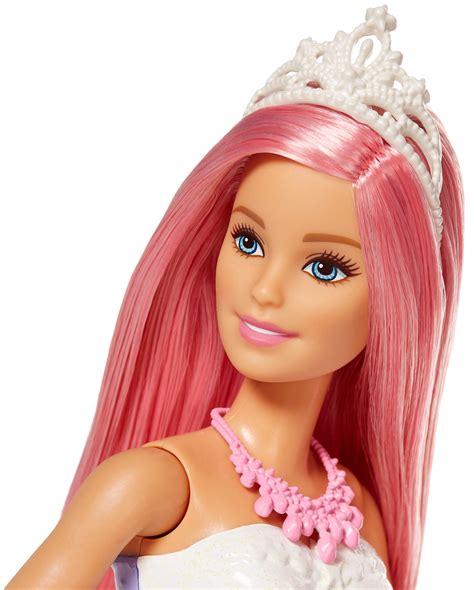 barbie fxt26 dreamtopia magical lights unicorn with lights and sounds and princess barbie doll