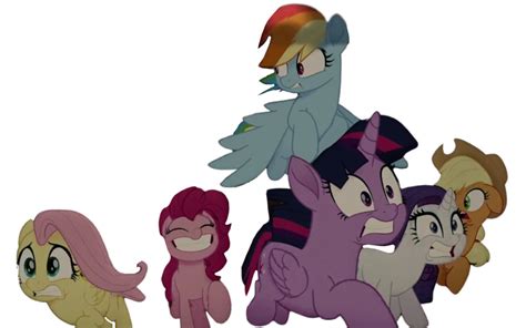 The Mane 6 Edit By Dracoawesomeness On Deviantart