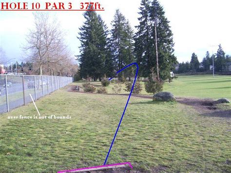 A flying disc, more commonly known as a frisbee. Hole 10 • Yauger Park (Olympia, WA) | Disc Golf Courses ...