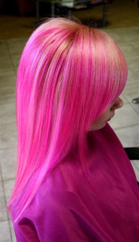 Amazing Pink Hair Color By Elumen Hair By Kristine Klap Elumen