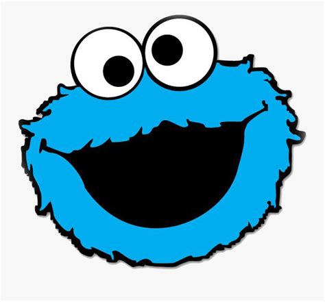 Cookie Monster Printable Face