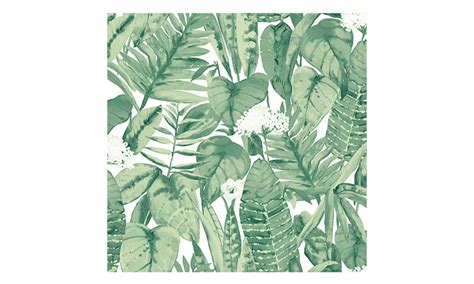 Green Tropical Jungle Wallpaper Joybird