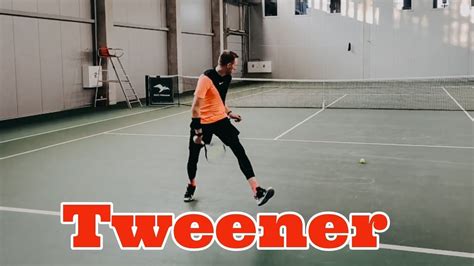 Tennis Practice Tweener And Serve Youtube