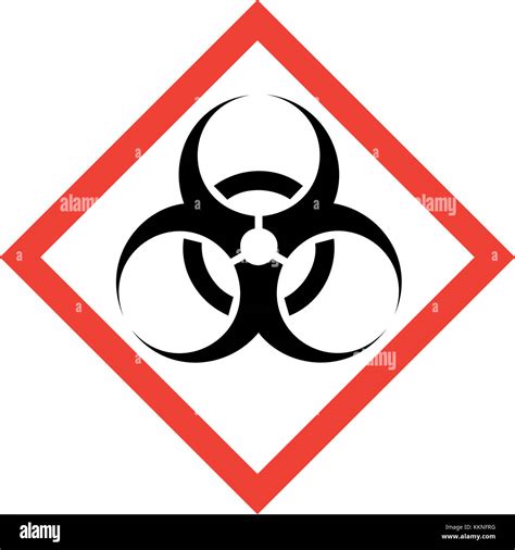 Gefahr Mit Biohazard Stoffe Symbol Stockfotografie Alamy