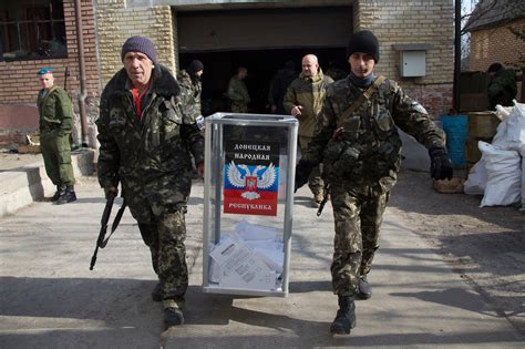 Rebel Backed Elections To Cement Status Quo In Ukraine The New York Times