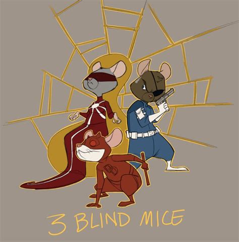 Amazing Concept By Randy Bishop For Sketch Dailies Theme 3 Blind Mice