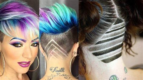 Hair Tattoo For Girls 2018 Undercut Hairstyles Shave