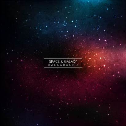 Galaxy Stars Vector Background Nebula Universe Filled