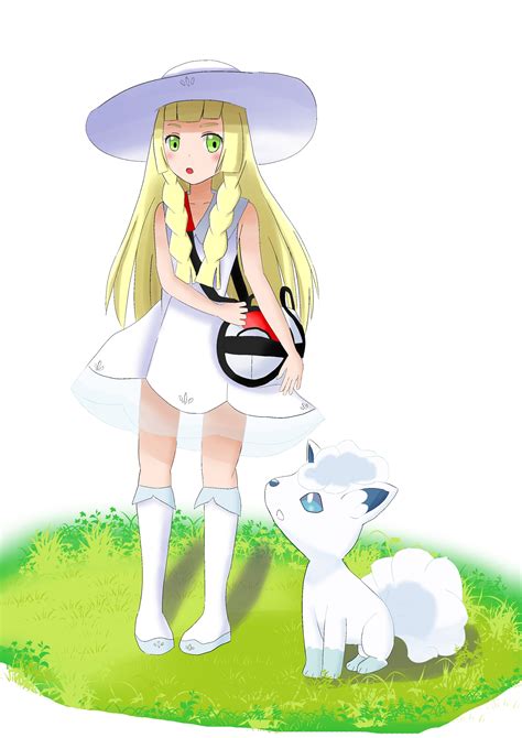 Lillie And Alolan Vulpix By Sxmi Pokémon Sun And Moon Know Your Meme