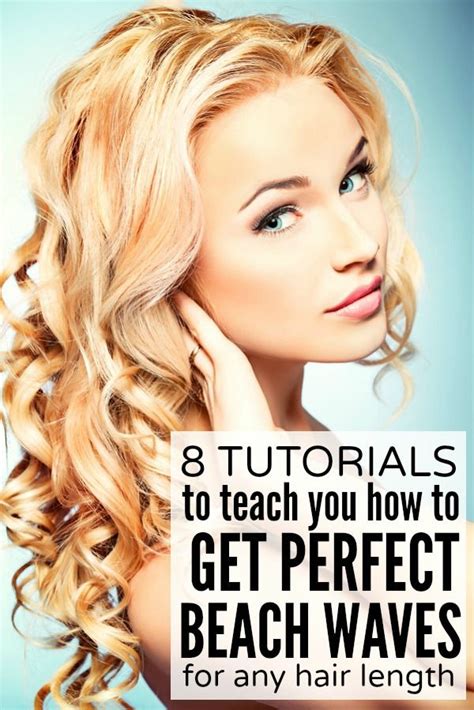 8 Tutorials To Teach You How To Get Perfect Beach Waves For Any Hair Length New Hair Hair Hair