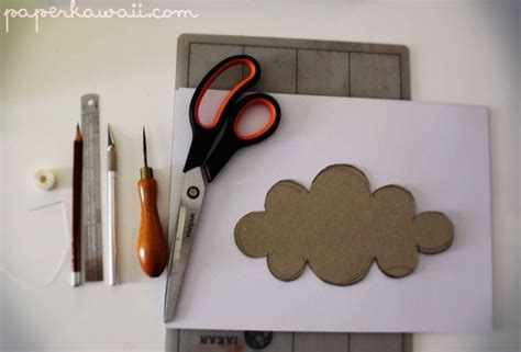 3d Cloud Decoration Tutorial Paper Kawaii Cloud Decoration Diy
