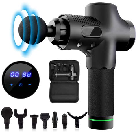 Percussion Massage Gun For Athletes 30 Speeds Professional Handheld Deep Tissue Muscle Massager