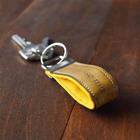 Make It Special With This Personalised Leather Keychain Personalized