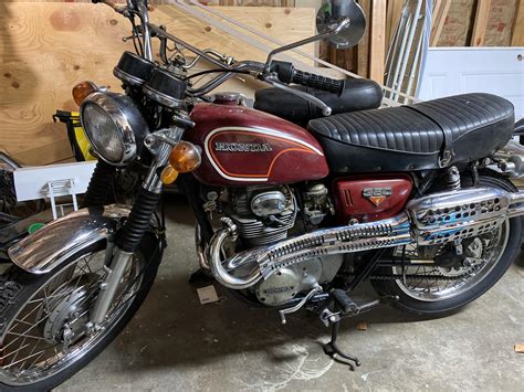 My 1972 Honda CL350 spent over 30 years in a basement I cleaned it up