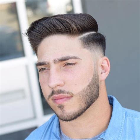 Pin on Side Part Haircut