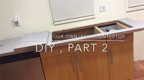 Shop kitchen countertops in many styles and materials including laminate, acrylic, wood and quartz. How to DIY installing IKEA countertop, Part 2! - YouTube