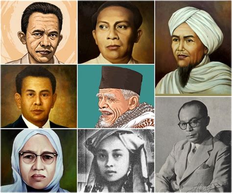 Nama Pahlawan Kemerdekaan Dan Gambarnya Daftar Nama Pahlawan Nasional