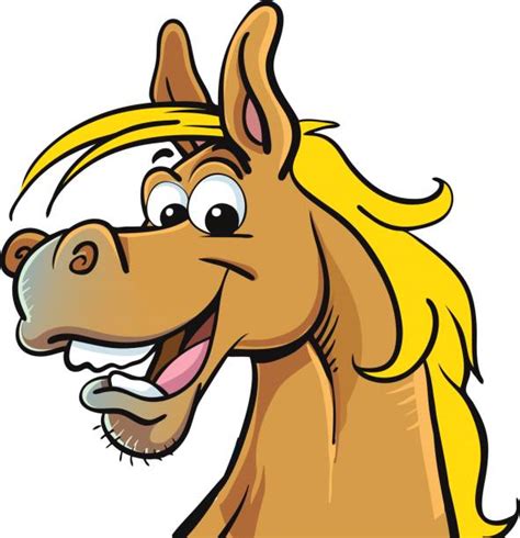 Funny Horse Clip Art Vector Images And Illustrations Istock