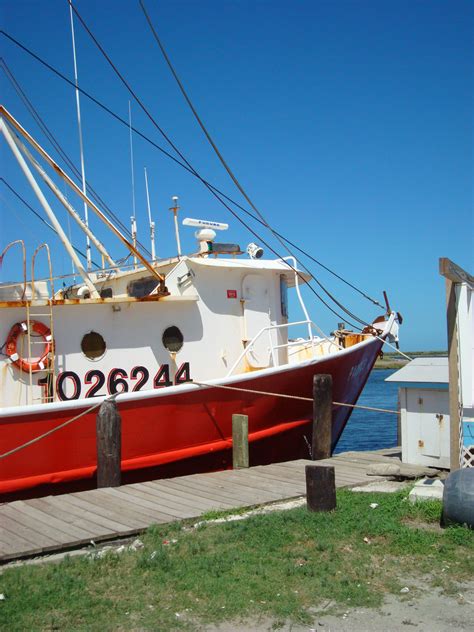 One Of The Many Fishing Trawlers In Wanchese Outer Banks North
