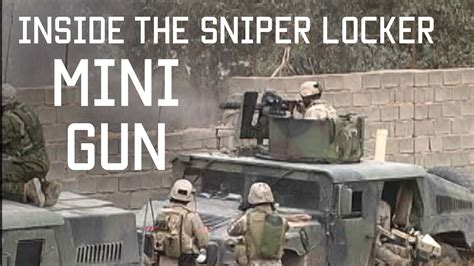 Special Forces Sniper Shows Off A Minigun Sniper Locker Tactical