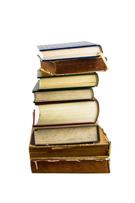 Stack Of Books Isolated On White Background 8508406 Png
