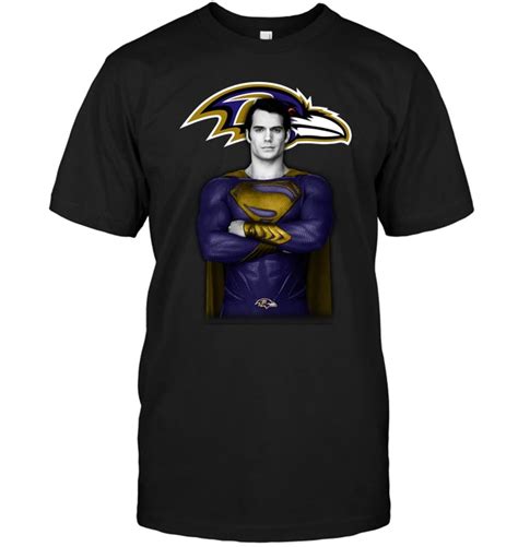 Baltimore Ravens Superman Clark Kent Shirt