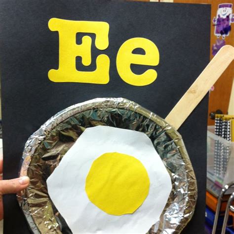 E Is For Enormous Egg Preschool Letter Crafts