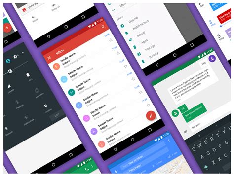 Android app ui design templates. 10 Free UI Kits for Android Nougat and iOS 10 - SitePoint