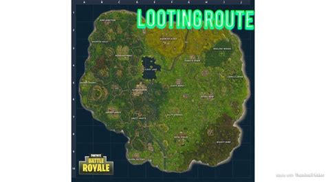 New Best Looting Route For New Map In Fortnite Youtube