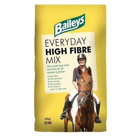 Baileys Everyday High Fibre Mix Horse Feed 20kg Feedem