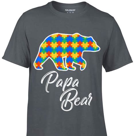 Bear Autism Puzzle Awareness Shirt Hoodie Sweater Longsleeve T Shirt