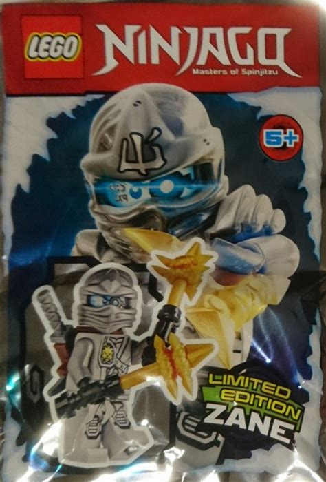 Bricker Lego Minifigure Njo251 Zane Titanium Ninja Light Bluish