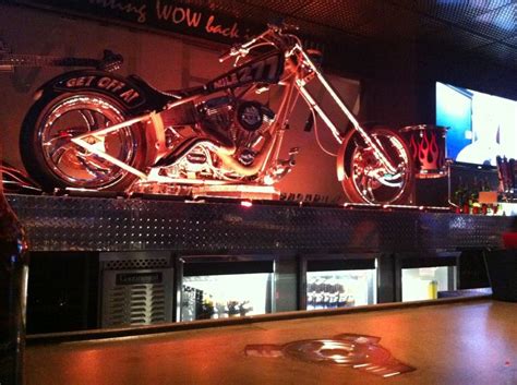 When Someone Says Biker Bar I Picture A Den Of Ill Repute Chock Full Biker Bar Sports
