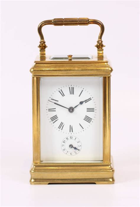 A French Brass Carriage Clock With Alarm Circa 1890 Gude Meis Artofit