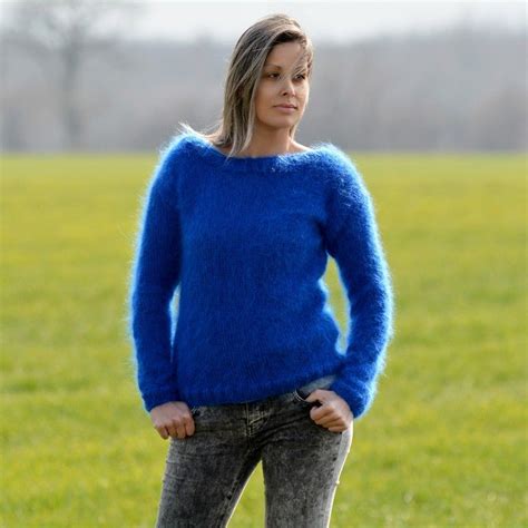Mohair Sweaters Plain Design140 100 Hand