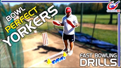 Fast Bowling Drills Yorker Bowling Challenge Youtube
