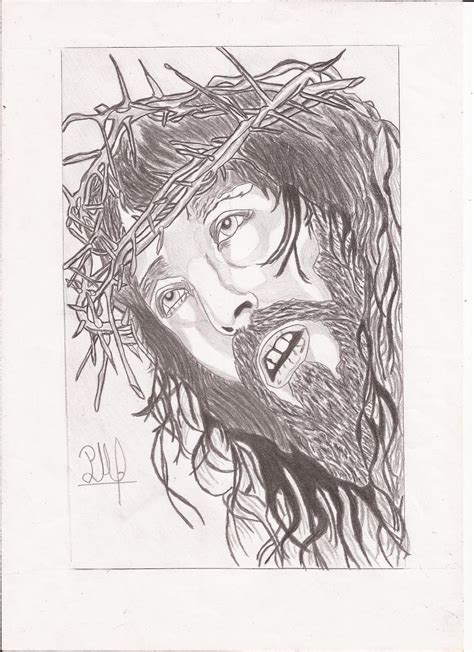 Dibujos Del Rostro De Jesús A Lápiz Imagui