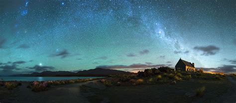A Myriad Stars Over Lake Tekapo Lake Tekapo New Zealand Fine Art