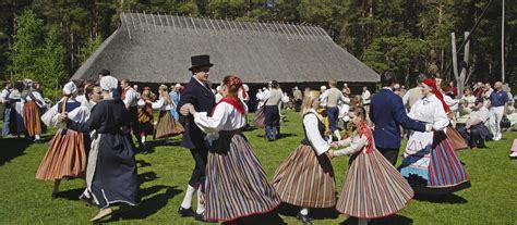 Estonias National Folk Costumes Are Still Worn Today At Festivals And