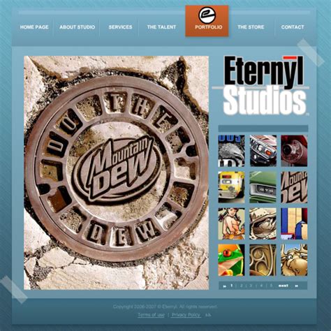Eternyl Studios Original Flash Site Eternyl Studios Design Co