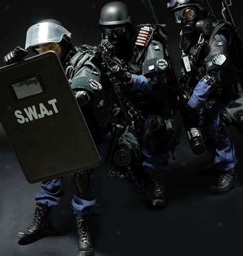16th Scale Army Soldier Action Figure Model Toy Swat Team Man With