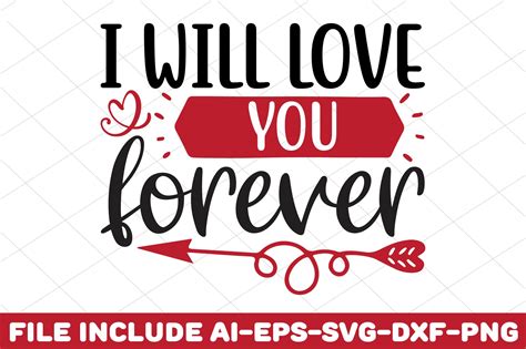 I Will Love You Forever Graphic By Crafthill260 · Creative Fabrica