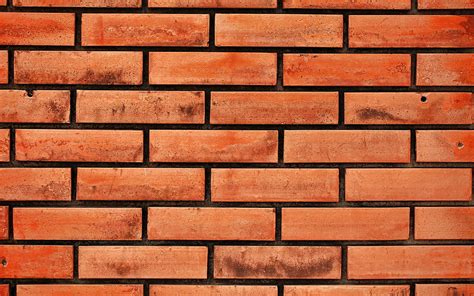 Orange Brickwall Identical Bricks Orange Bricks Bricks Textures