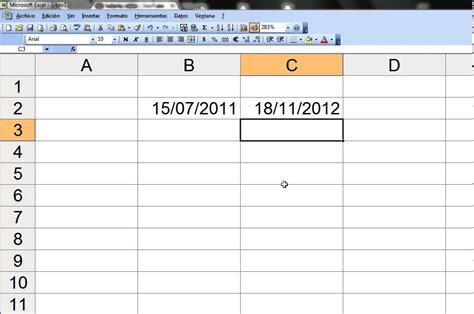 Calcular Dias Entre Dos Fechas En Excel Youtube