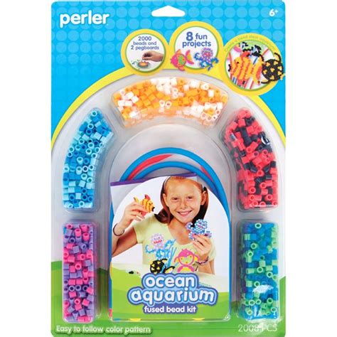 Create An Ocean Aquarium With Fun Perler Beads Trim The Bead Stems To