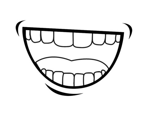 mouth coloring page coloringcrewcom