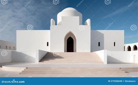 Queen Anne Architecture of Hd Minimalist Mosque in Sancaclaar Stock